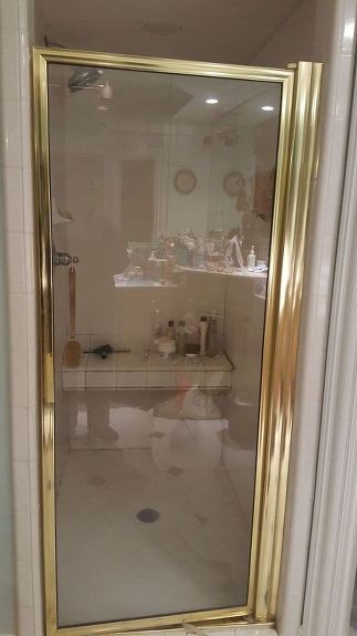 Can I Paint My Gold Tone Shower Door Metal Hometalk Can I Paint My Gold Tone Shower Door Metal Hometalk