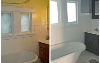 El poder de la pintura: Sombras de gris en el baño del apartamento #TrabajoDePintura