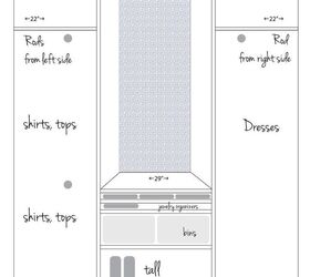 diy custom closet from cluttered mess to dressing room style, closet, diy, organizing, storage ideas