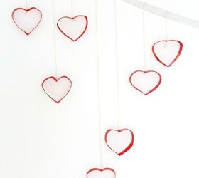 diy valentine s day heart wall decorations, crafts, seasonal holiday decor, valentines day ideas, wall decor