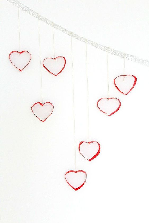 decoraciones de pared con corazones para el da de san valentn