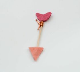 create an adorable mini arrow garland, crafts, seasonal holiday decor, valentines day ideas, wall decor