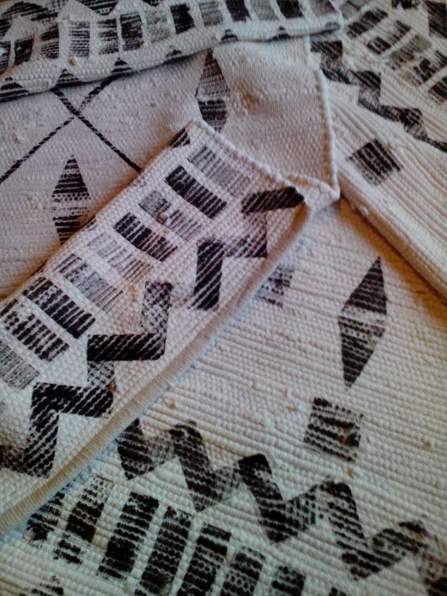 self painted rugs crafts