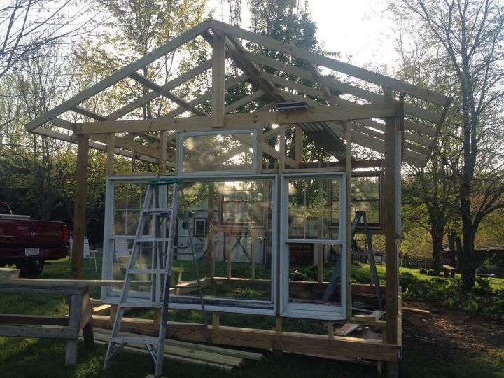 Building A Greenhouse From Old Windows Hometalk