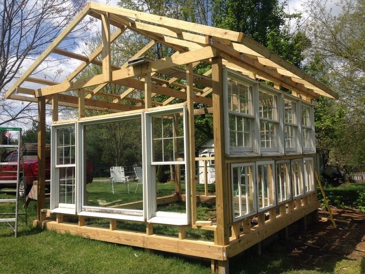 Building a Greenhouse From Old Windows Hometalk