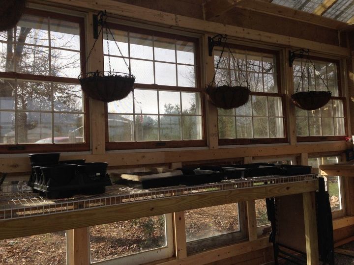 building a greenhouse from old windows
