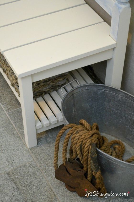 diy twin headboard bench with storage, outdoor furniture, repurposing upcycling, storage ideas, woodworking projects