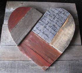 rustic pallet wood valentines heart, pallet, shabby chic, valentines day ideas, wall decor, woodworking projects