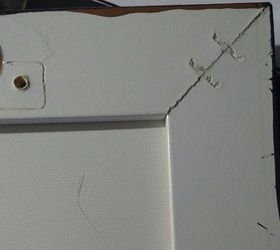 q how can i take this medicine cabinet door apart, home maintenance repairs, minor home repair, painting, painting cabinets, I thought there were staples on the corners but they seem to have been removed or are deeply embedded
