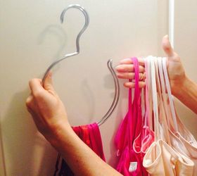 s 16 brilliant ways to squeeze much more into your closet, closet, organizing, storage ideas, Use an accessory hanger for all your camis