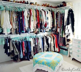 s 16 brilliant ways to squeeze much more into your closet, closet, organizing, storage ideas, Double up your hanging rods