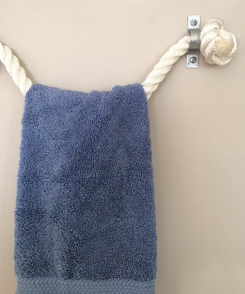 toallero de cuerda diy