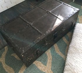 how can i attach a trunk and pillow to make a bench, This trunk is a reproduction and does not open so not very useful