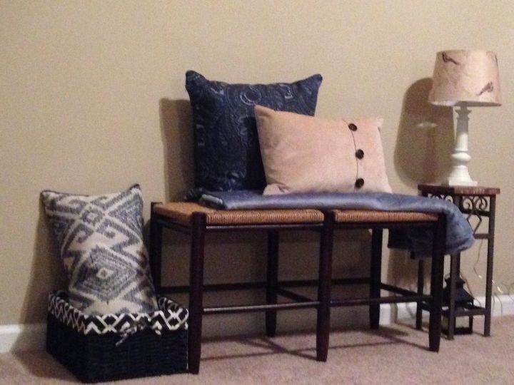 q plain bench update, home decor, home decor dilemma