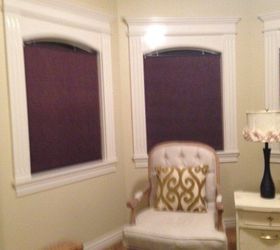 q placement of roman shades, window treatments, windows