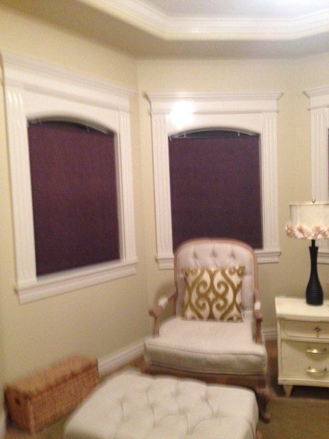 q placement of roman shades, window treatments, windows