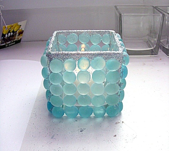 16 stunning ideas for your dollar store gems, Dress up a Dollar Store votive