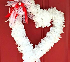 easy and inexpensive valentine wreath, crafts, seasonal holiday decor, valentines day ideas, wreaths