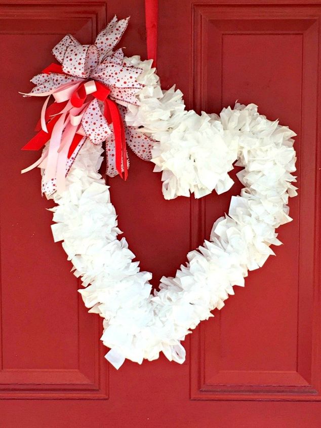 easy and inexpensive valentine wreath, crafts, seasonal holiday decor, valentines day ideas, wreaths