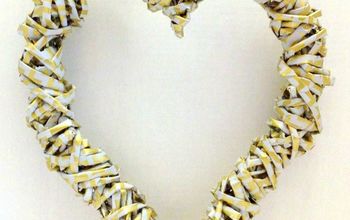 DIY Un San Valentín no tradicional - Haz un corazón de papel para envolver regalos