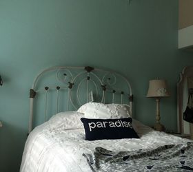 Decor for bedding with a vintage headboard | Hometalk