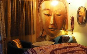 Warming the Boho Guest Bedroom Wall With A...Buddha?? #wallcandy