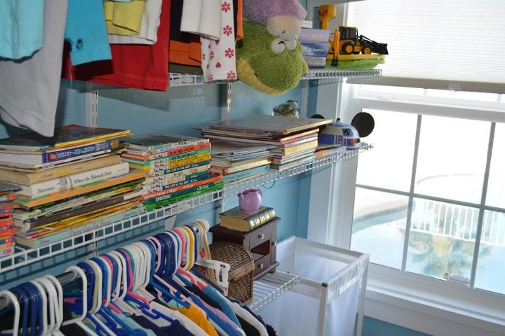 kid s closet remodel reveal, closet, home improvement, organizing, shelving ideas, windows