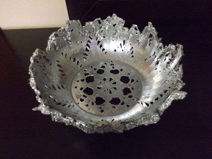 create cement lace using doilies and other crochet items, concrete masonry, container gardening, crafts, gardening, how to