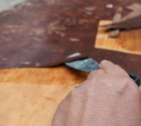 Cómo quitar la chapa de madera dañada de forma fácil