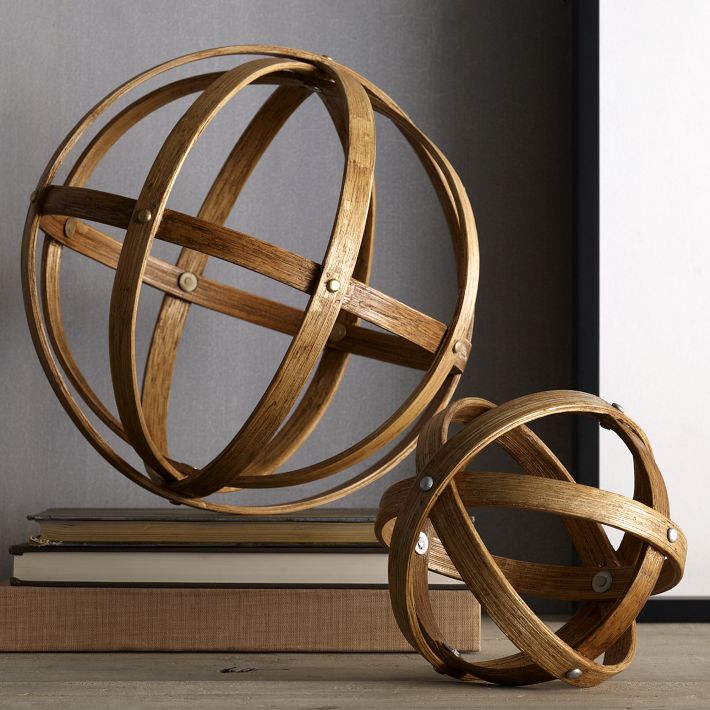 wooden spheres west elm inspired, crafts, home decor