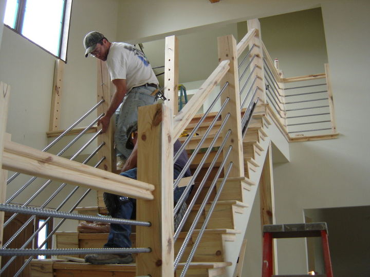 Diy Cable Rail Staircase Hometalk