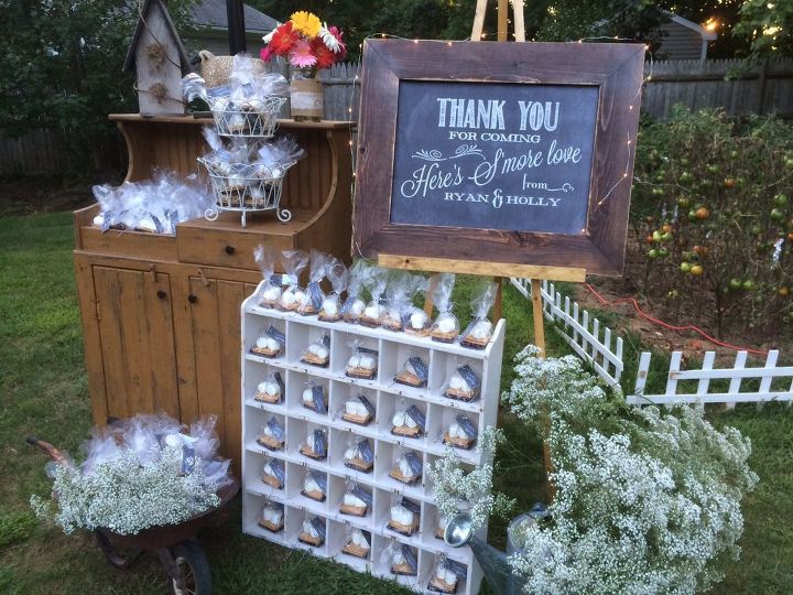 backyard wedding decor snores rustic chic, outdoor living
