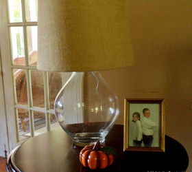 diy jar lamp with burlap shade, crafts, lighting, DIY Jar Lamp with Burlap Shade
