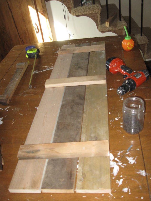 make your own board and batten shutters, curb appeal, diy, how to, woodworking projects, Assembling is just a matter of measuring gluing and screwing wood pieces securely in place