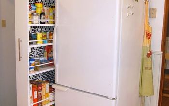 DIY Space Saving Rolling Kitchen Pantry