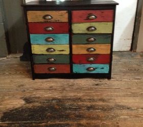 how to paint apothecary chest, painted furniture