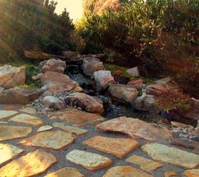 pondless waterfalls in kentucky, outdoor living, ponds water features, Pondless Waterfall in Lancaster KY