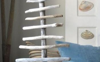 How to Make a Mini Christmas Tree with Drift Wood Sticks for Tabletop or Wall Mounted.