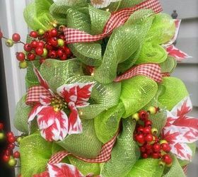 decco mesh christmas tree, crafts, seasonal holiday decor, wreaths