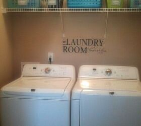 Small laundry room makeover | Hometalk