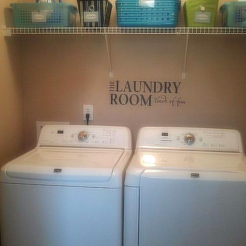 small laundry room makeover, home decor, laundry rooms
