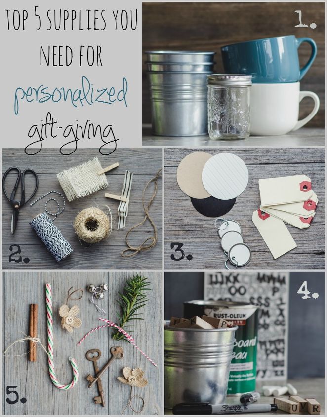 top 5 supplies for personalized gift giving, crafts