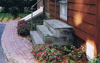 Replacing Old Steps with a New Porch Stoop: Before & After