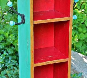diy repurposed wooden boxes, repurposing upcycling, I have this thing for hooks practical and versatile But that s another post
