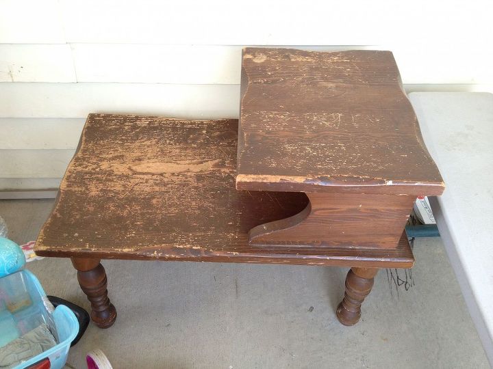think twice before you toss out that old end table