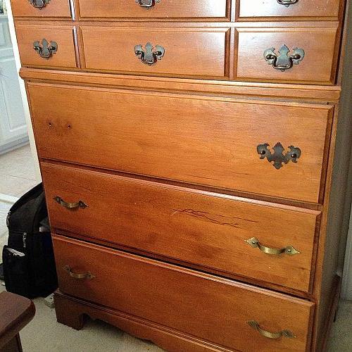 need creative advice on redoing this old dresser