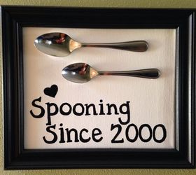 diy easy framed kitchen spoon wall art, crafts, kitchen design, repurposing upcycling, wall decor
