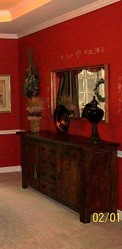 from sideboard buffet to master bathroom vanity, bathroom ideas, home decor, painted furniture, from dining room side table