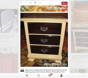 q how to chalk paint a nightstand, chalk paint, painted furniture