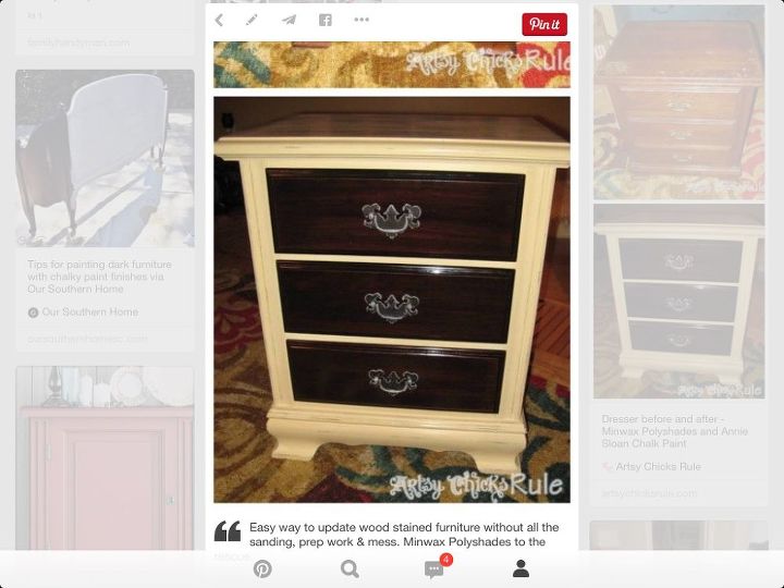 q how to chalk paint a nightstand, chalk paint, painted furniture